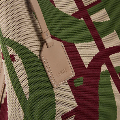 Handwoven Bucket Handbag - Large Capacity Design