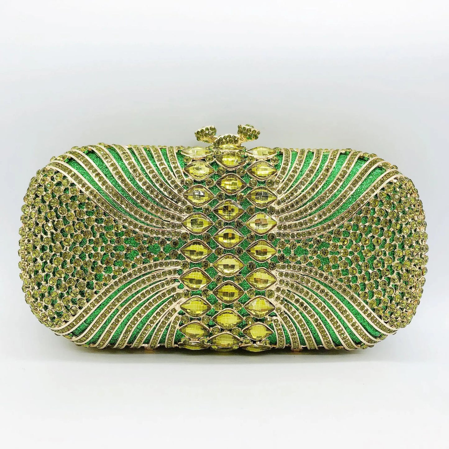 Hollow Rhinestone Banquet Clutch Bag