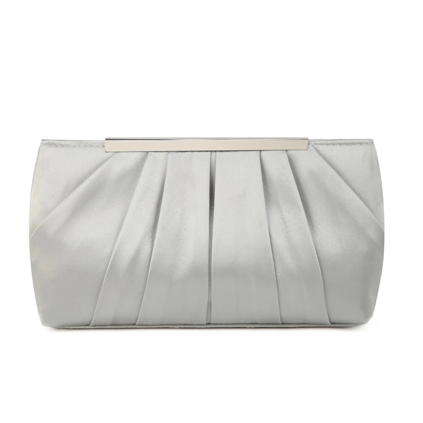 Pleated Silk Evening Handbag - Dinner Party Carry