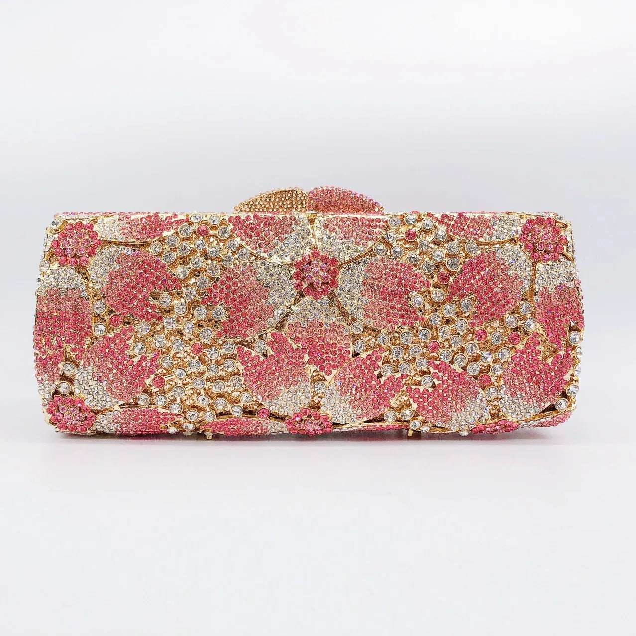 Hollow Rhinestone Banquet Clutch Bag