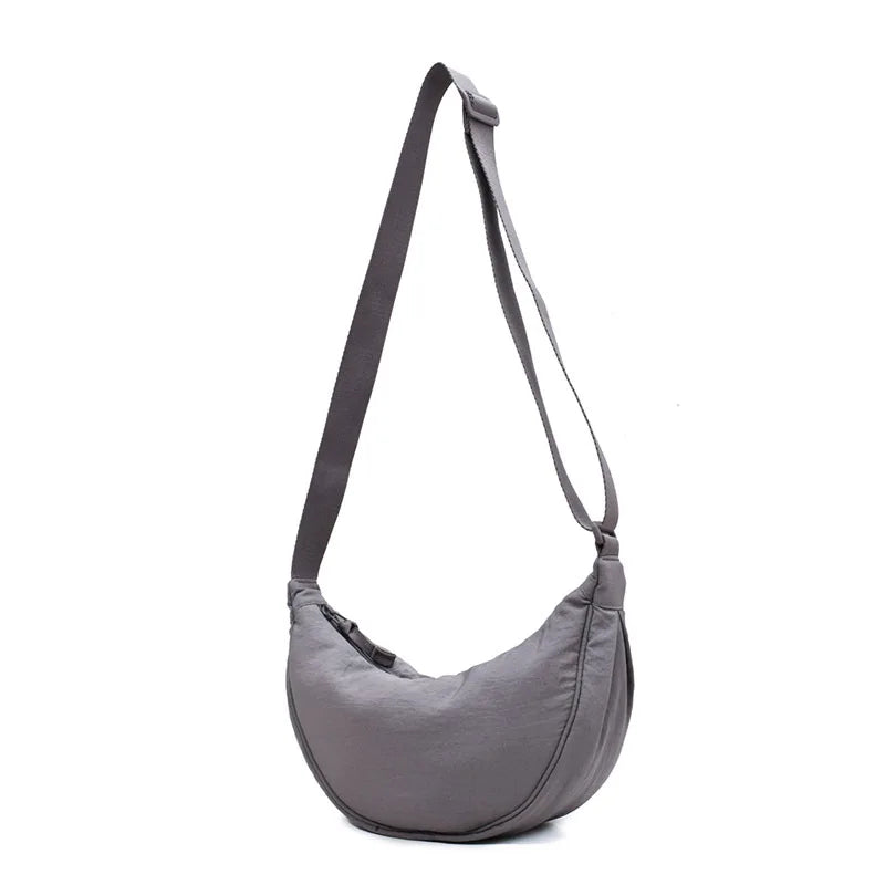 Large Nylon Hobo Tote - Casual Travel Carry