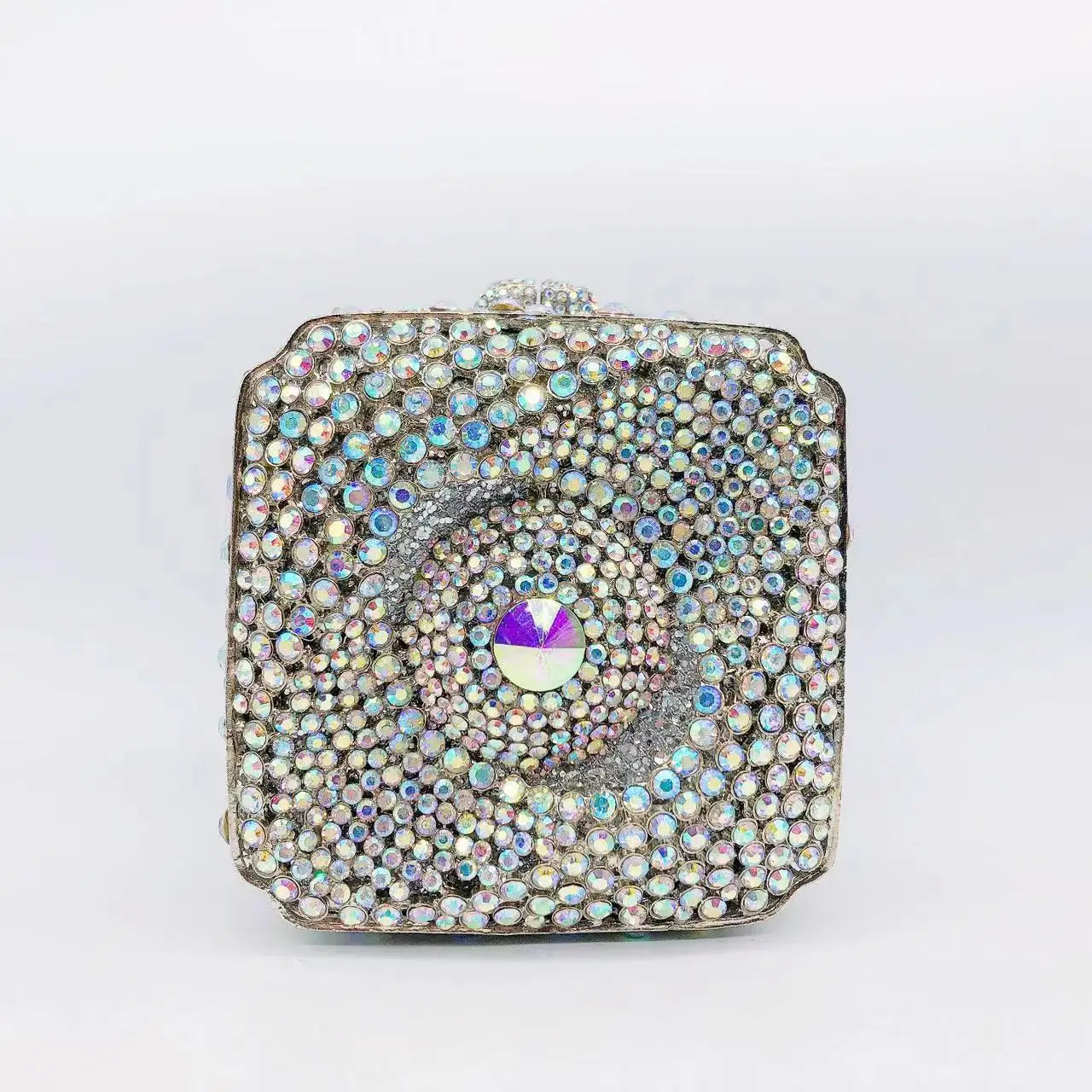 Hollow Rhinestone Banquet Clutch Bag