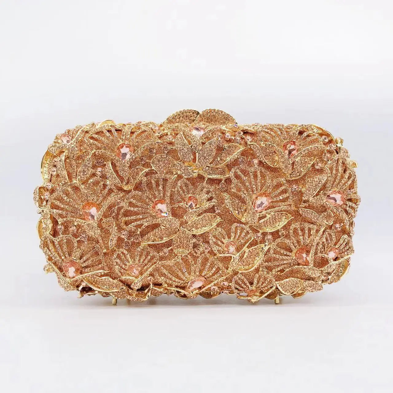 Hollow Rhinestone Banquet Clutch Bag