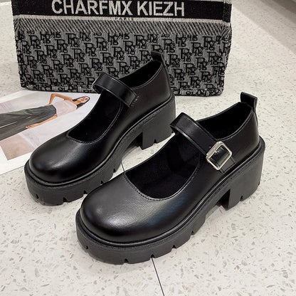 Vintage Platform Mary Jane Pumps