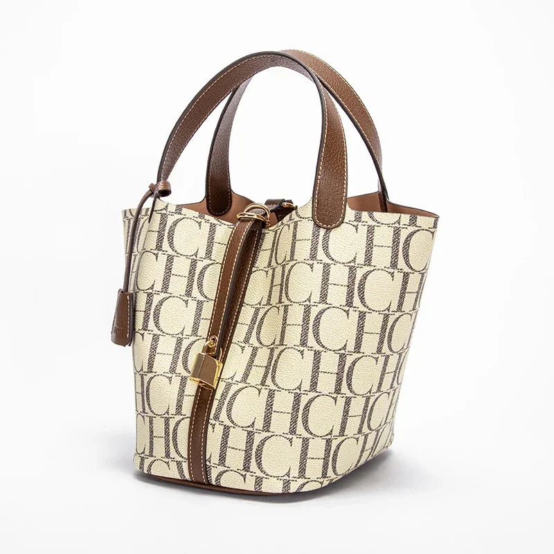 Letter Print Commuter Shoulder Bag - Travel Ready