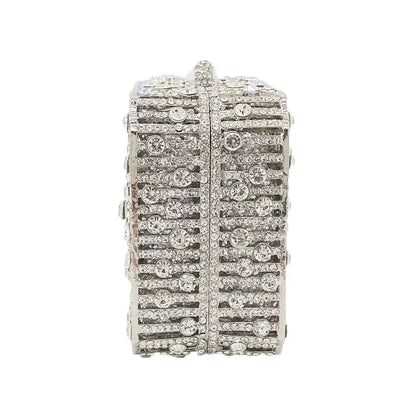 Crystal Minaudiere Box Clutch - Bridal Occasion