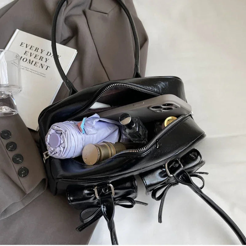 Burgundy Work Tote Shoulder Bag - Commuter Classic