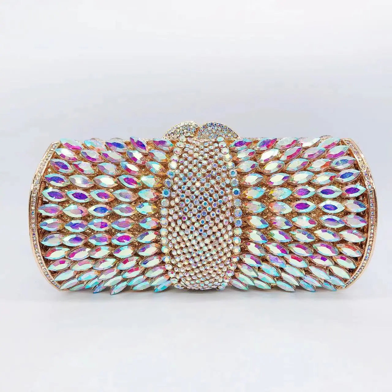 Hollow Rhinestone Banquet Clutch Bag