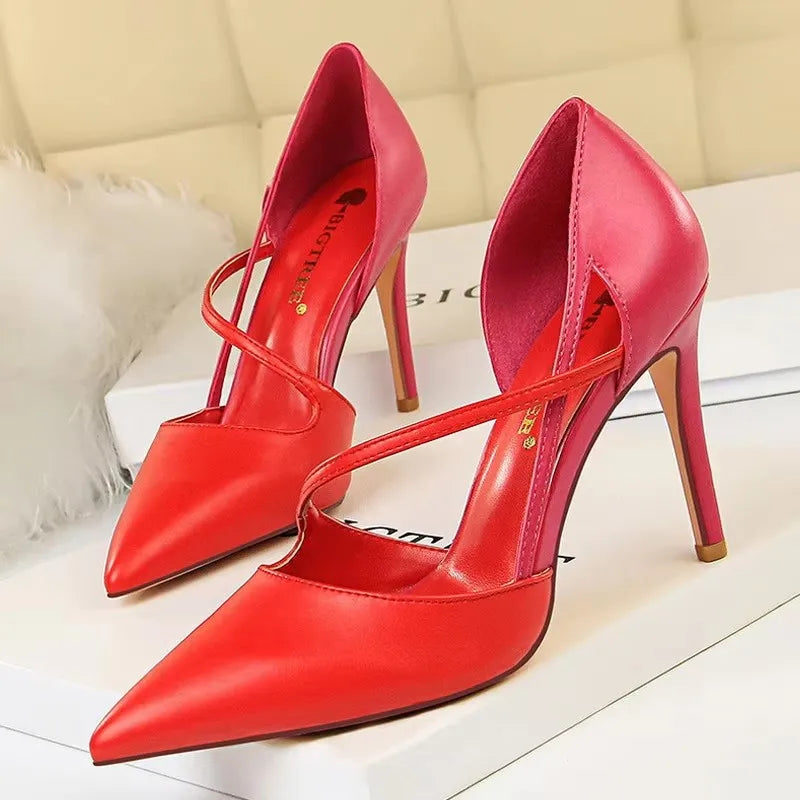 Pointed Toe Stiletto Pumps