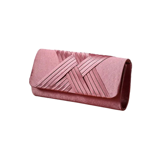 Striped Envelope Party Clutch Bag