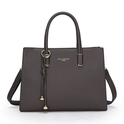 Structured Multi-Compartment Tote - Everyday Crossbody Carry