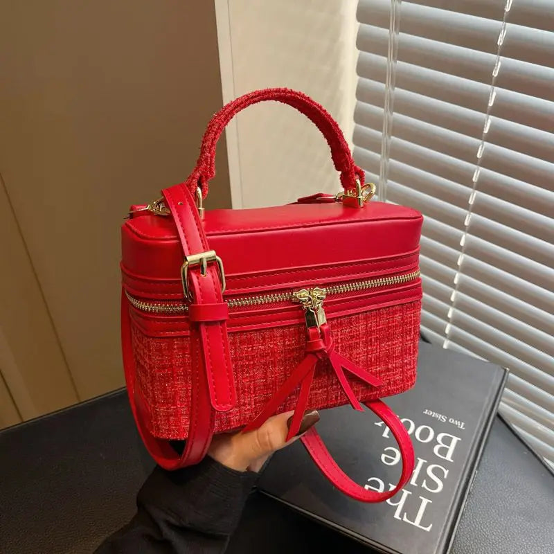 Lightweight Square Box Crossbody Bag - Spring Summer