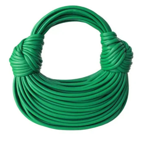 Handwoven Noodle Clutch Bag - Chic Evening Shape