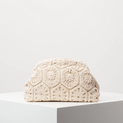 Bohemian Hollow Woven Beach Clutch
