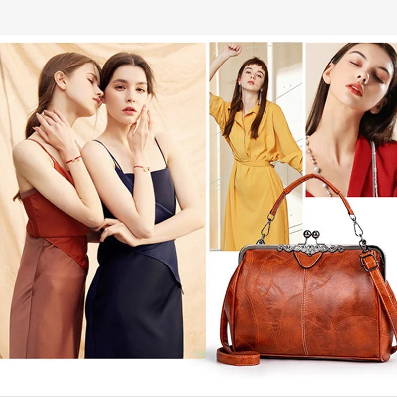 Soft PU Leather Hobo Shoulder Bag - Easy Access
