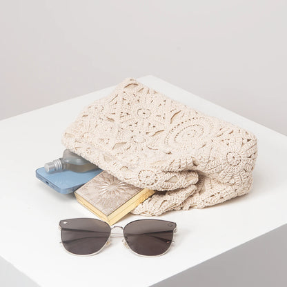 Bohemian Hollow Woven Beach Clutch