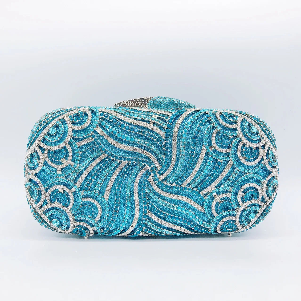 Hollow Rhinestone Banquet Clutch Bag