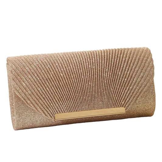 Sequined Envelope Evening Clutch Bag