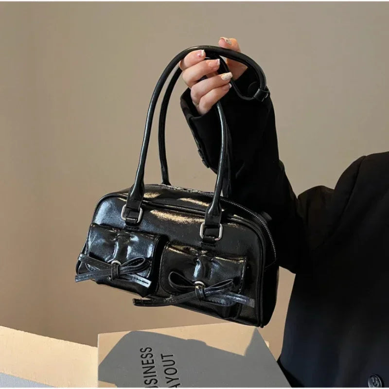 Burgundy Work Tote Shoulder Bag - Commuter Classic