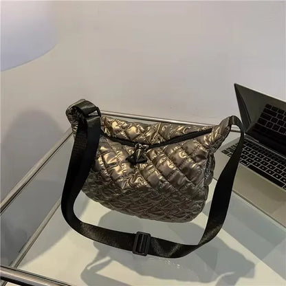 Quilted Padded Tote Bag - Everyday Shopping Carry