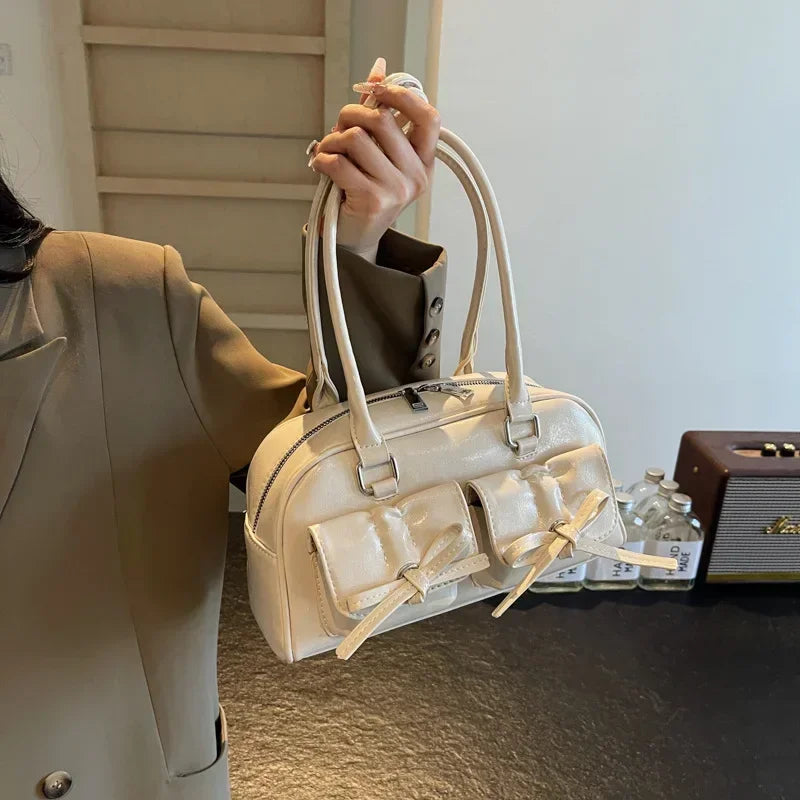 Burgundy Work Tote Shoulder Bag - Commuter Classic