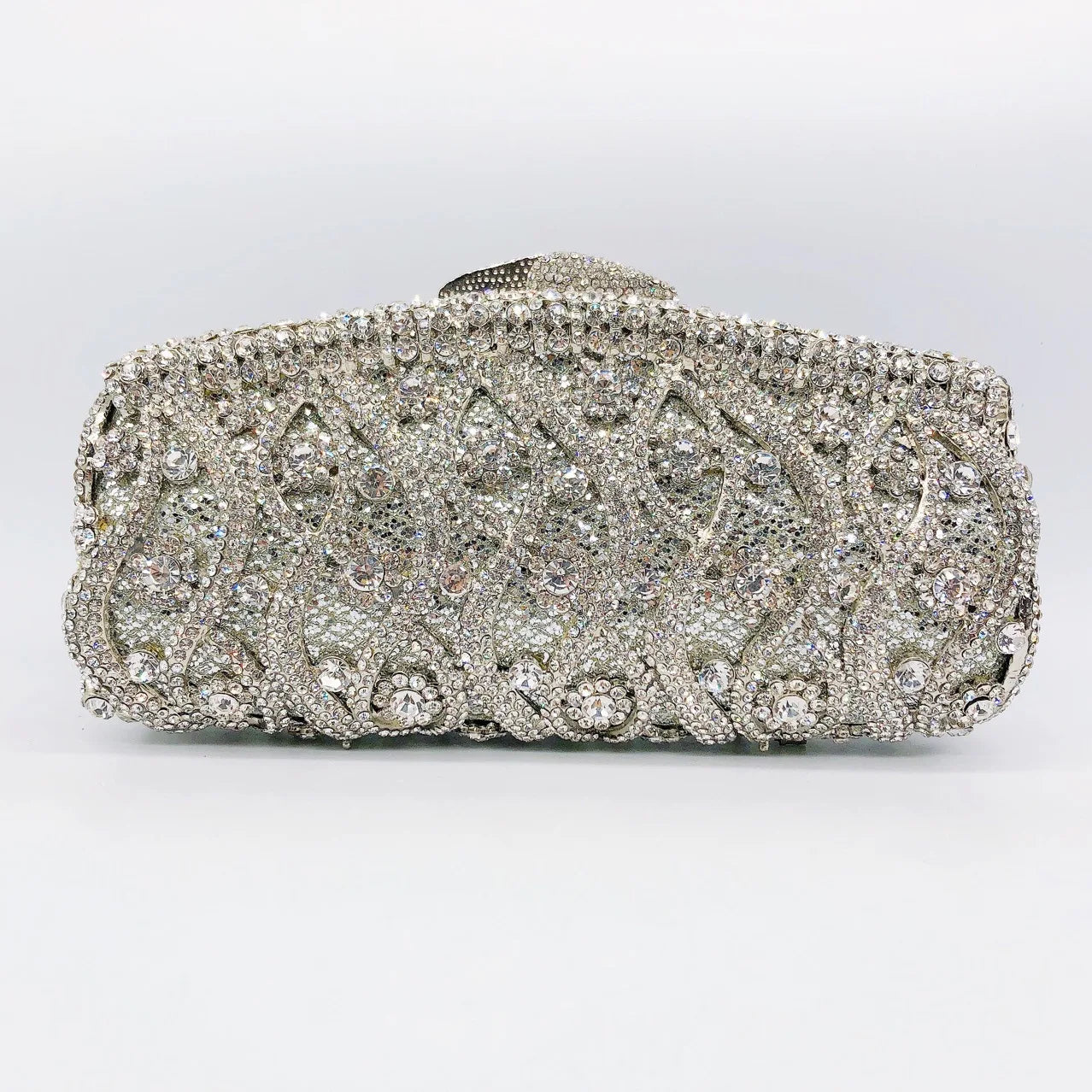 Hollow Rhinestone Banquet Clutch Bag