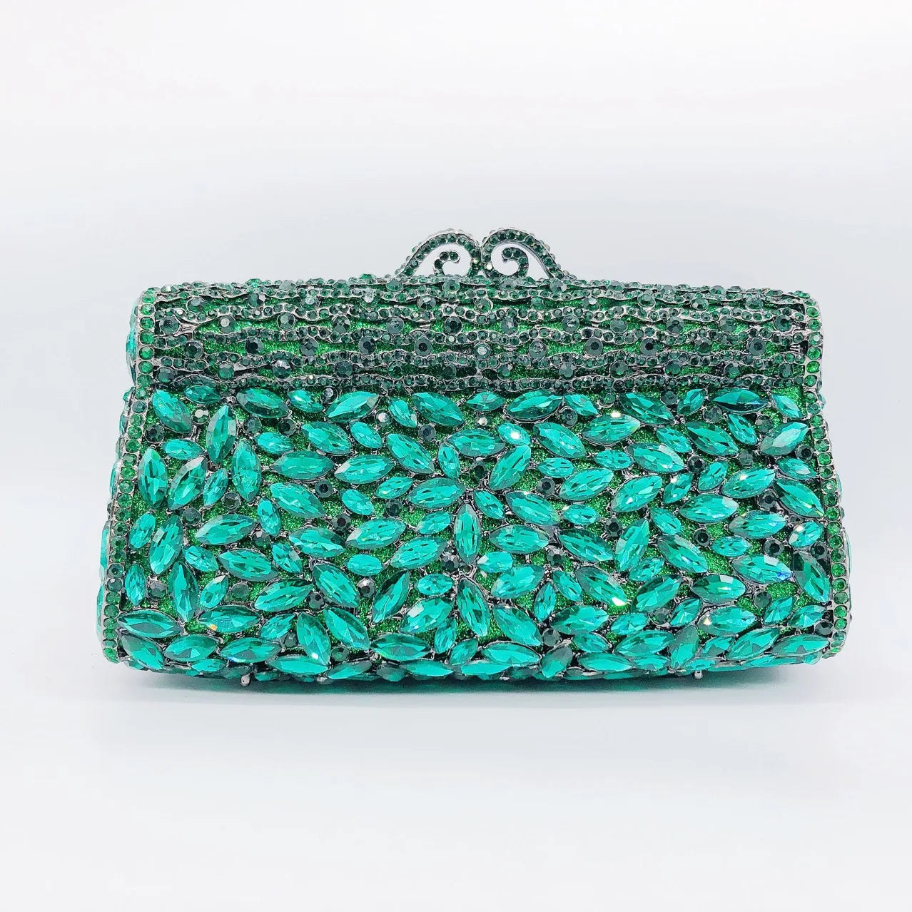 Hollow Rhinestone Banquet Clutch Bag