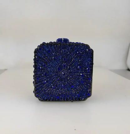 Crystal Minaudiere Box Clutch - Bridal Occasion