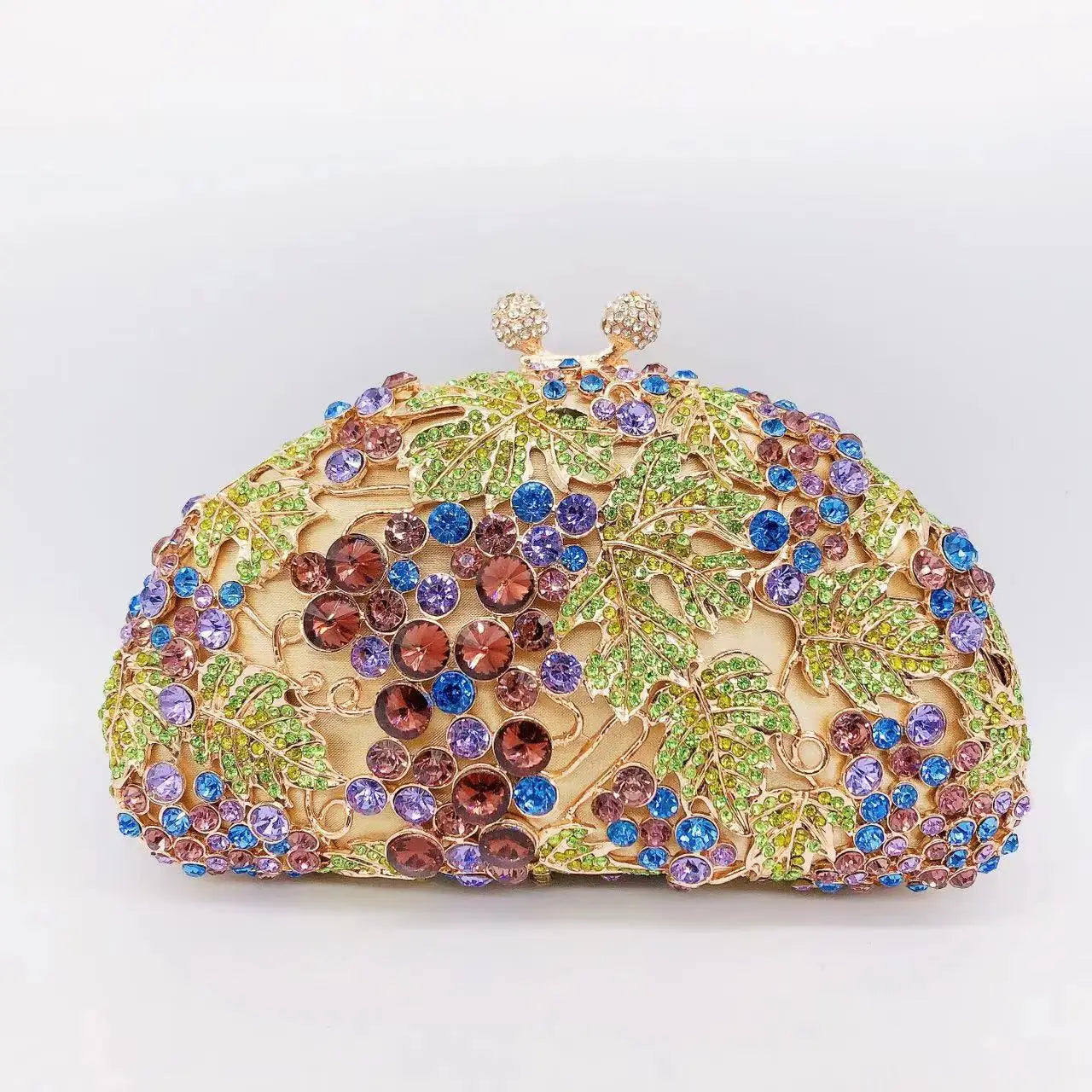 Hollow Rhinestone Banquet Clutch Bag