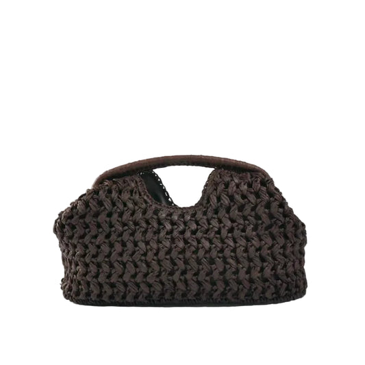 Raffia Woven Chain Shoulder Bag - Summer Crossbody