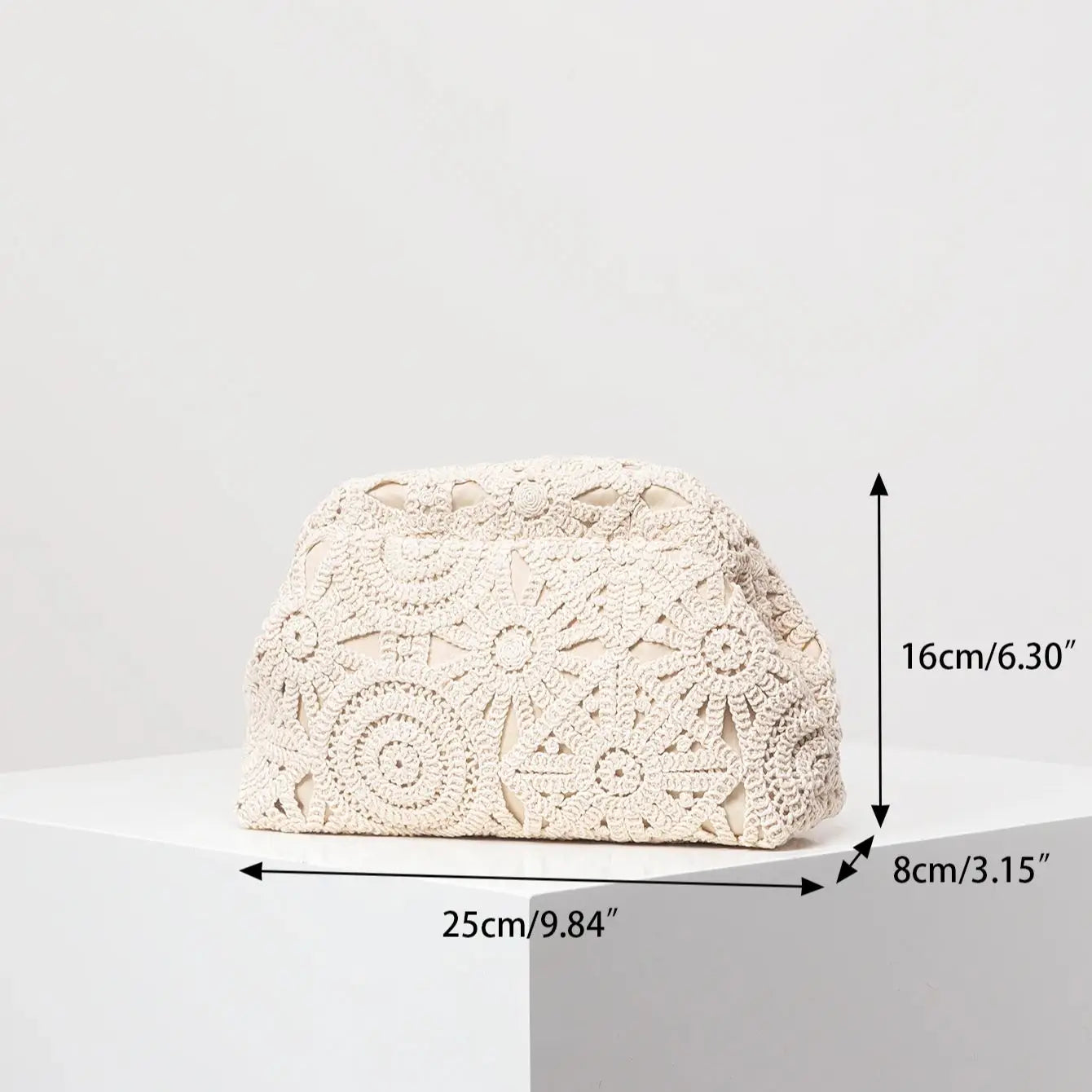 Bohemian Hollow Woven Beach Clutch