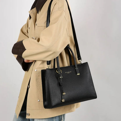 Structured Multi-Compartment Tote - Everyday Crossbody Carry