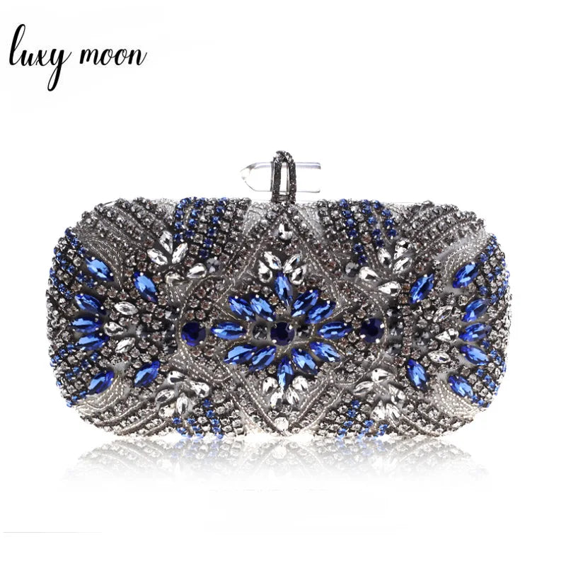 Crystal Chain Wedding Evening Clutch