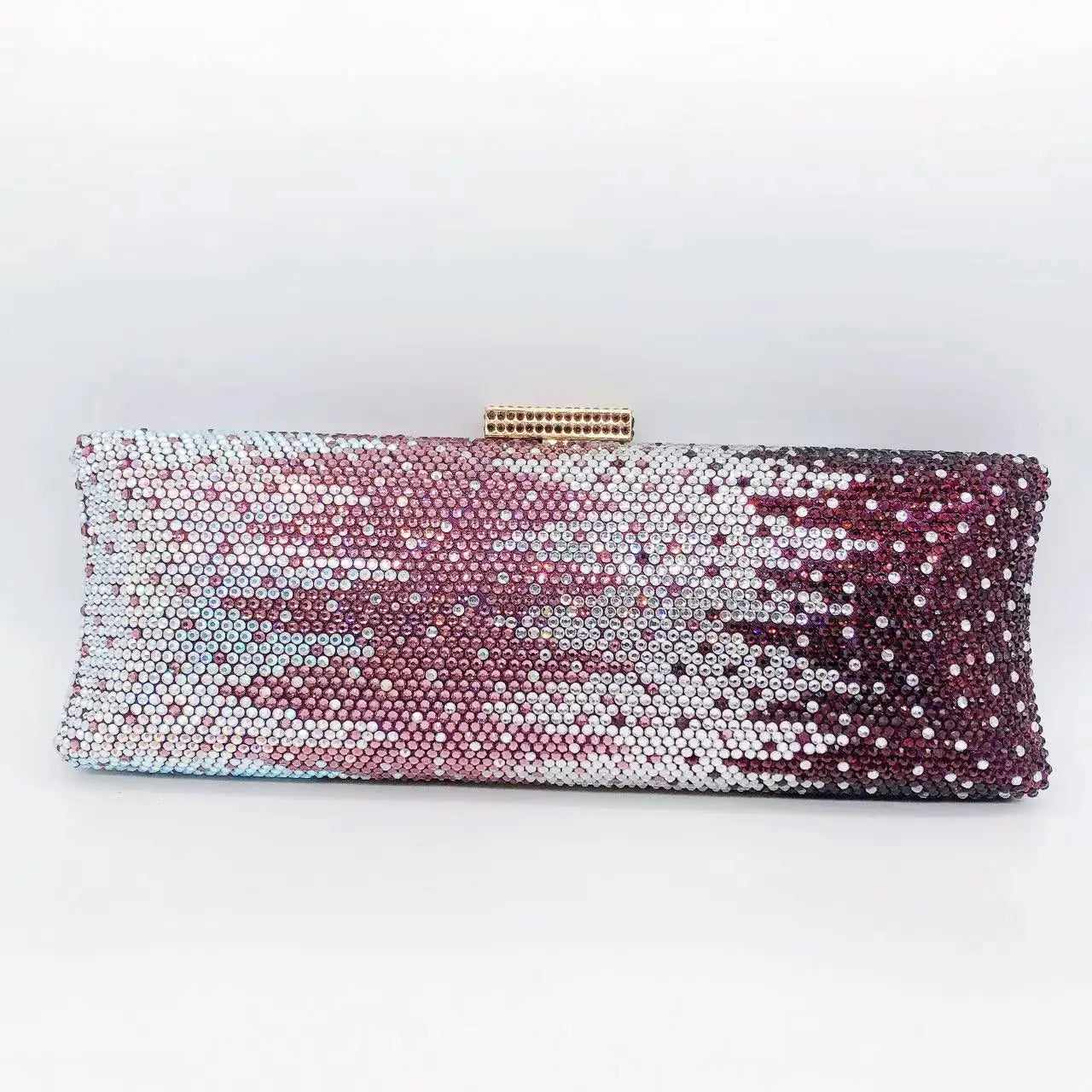 Hollow Rhinestone Banquet Clutch Bag