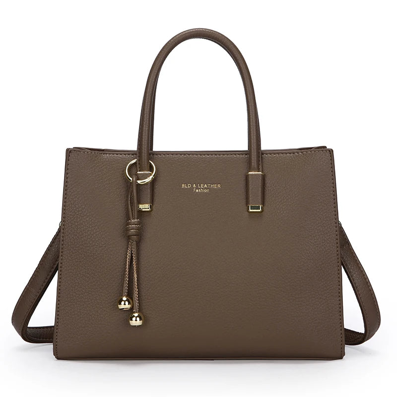 Structured Multi-Compartment Tote - Everyday Crossbody Carry