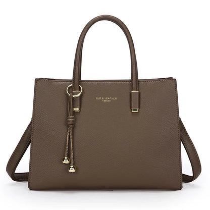 Structured Multi-Compartment Tote - Everyday Crossbody Carry