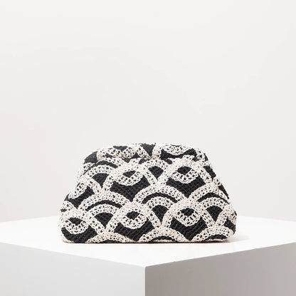 Bohemian Hollow Woven Beach Clutch